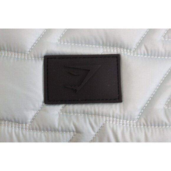 Gymshark Women Tote Premium Collection Yoga Quilted Frost Teal Size 12.5x13x5.3 - Picture 4 of 13